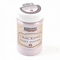 Cracking Paint System Step 2 - Pentart 100ml  - Victorian Pink